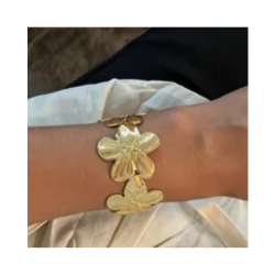 Bracelet manchette en acier...