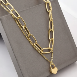 Collier Double chaînes...