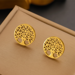 Boucles d'oreilles arbre de...
